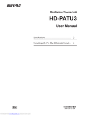 Buffalo hd-patu3 User Manual