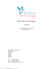 BLUE CHIP Beta H Series User Manual