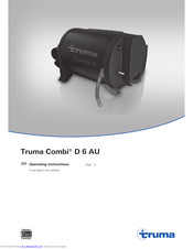 Truma Combi D 6 AU Operating Instructions Manual