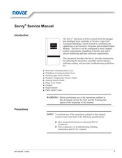 Novar Savvy Service Manual