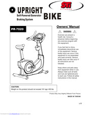 STI FITNESS PR-7020 Owner's Manual