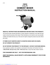 Buffalo Tools CMG5 Instruction Manual