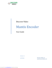 Discover Video Mantis Encoder User Manual