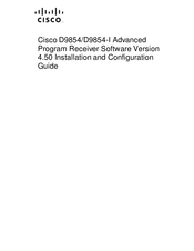 Cisco D9854-I Installation And Configuration Manual