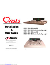 Harris PRE99-1500-08A Installation & User Manual