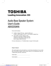 Toshiba ABX3250KN User Manual