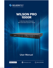 WILSON PRO 1000R User Manual