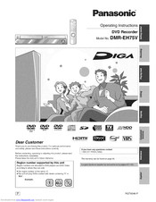 Panasonic Diga DMR-EH75V Manuals | ManualsLib
