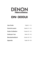 Denon DN-300UI User Manual