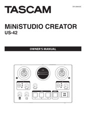Tascam MiNiSTUDIO PERSONAL US-32 Owner's Manual