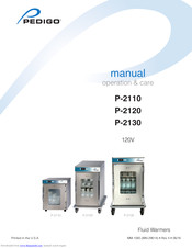 Pedigo P-2110 Manual