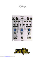 Make Noise RxMx Manual