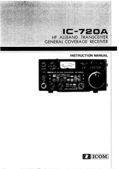 Icom IC-720A Instruction Manual