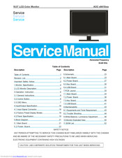 AOC e941Swa Service Manual