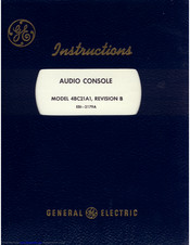 GE 4BC21A1 Instructions Manual