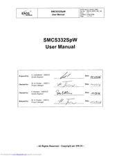 Eads Astrium SMCS332SpW User Manual