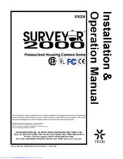 Vicon surveyor 2000 XX004 Installation And Operation Manual
