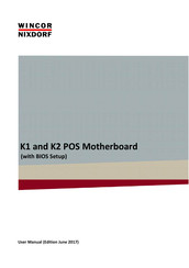 Wincor Nixdorf K1 User Manual