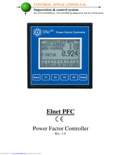 Control Applications Elnet PFC User Manual