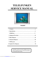 Telefunken TK2529ST Service Manual