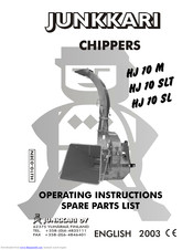 JUN KARRI HJ SL 10 T Operating Instructions Manual