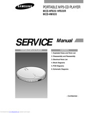 Samsung MCD-HM920 Manual