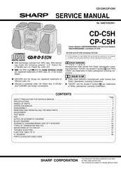 Sharp CD-C5H Service Manual