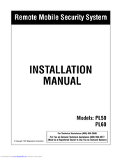 Magnadyne PL60 Installation Manual