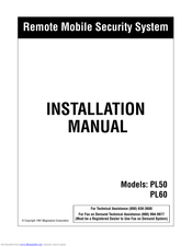 Magnadyne PL50 Installation Manual