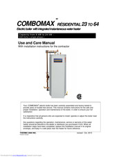 THERMO 2000 COMBOMAX 23-15 Use And Care Manual