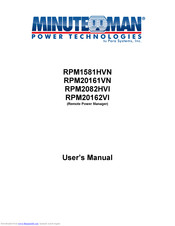 Minuteman RPM20161VN User Manual