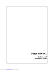 Corvalent Gator Mini-ITX Installation Manual