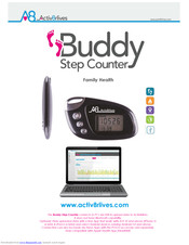 Activ8rlives Buddy step counter Manual