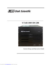 Utah Scientific UTAH-100 UDS-288 System Setup
