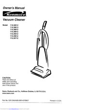 Kenmore 116.38512 Owner's Manual