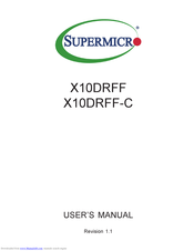 Supermicro X10DRFF User Manual