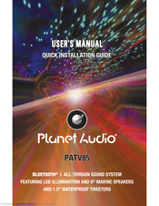 Planet Audio PATV85 Quick Installation Manual