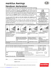 Markilux 710 Manual