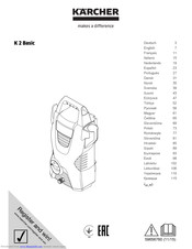 Kärcher K 2 BASIC Operating Instructions Manual