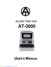 ALLIED TIME AT-3000 User Manual