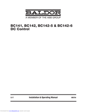 Baldor BC142-6 Installation & Operating Manual