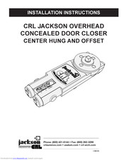CLR Jackson 400 Series Installation Instructions Manual