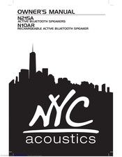 NYC ACOUSTICS N215A Owner's Manual