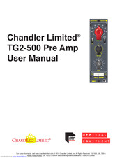 Chandler Limited TG2-500 User Manual