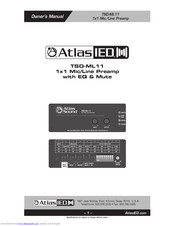 ATLAS IED TSD-ML11 Owner's Manual