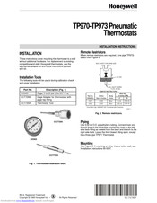 Honeywell TP973 Installation Instructions Manual