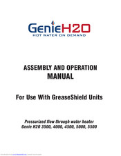 Genie H2O 5000 Assembly And Operation Manual