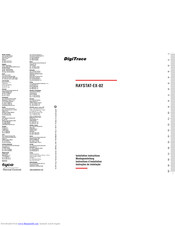 Digitrace RAYSTAT-EX-02 Installation Instructions Manual