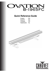 Chauvet ovation B-1965FC Quick Reference Manual