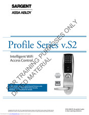 Assa Abloy Profile S2-PK User Manual
